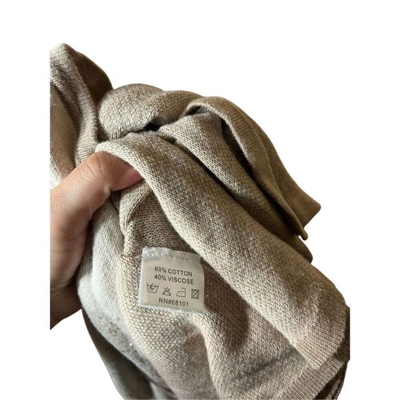 Belldini Women’s Size L Multicolor Tie Front Cardigan - Picture 6 of 6